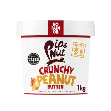 Pip & Nut Crunchy Peanut Butter 1kg image 1