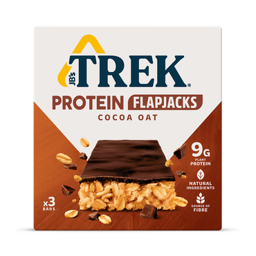 Trek Cocoa Oat Protein Flapjacks 3x 50g