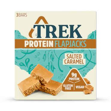Trek Salted Caramel Protein Flapjacks 3x 50g