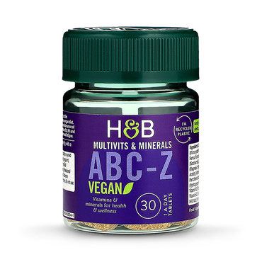 Holland & Barrett ABC to Z Vegan Multivitamins 30 Tablets