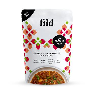 fiid Lentil & Sweet Potato Curry Bowl 275g