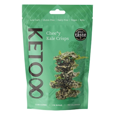 Keto8 Raw Cheesy-tasting Kale Crisps 30g image 1