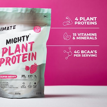 Mighty Ultimate Vegan Plant Protein Superberry 510g image 2