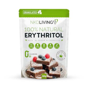 NKD Living Natural Erythritol Granulated Natural Sweetener 300g