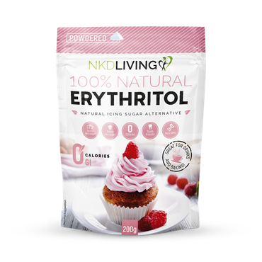 NKD Living Erythritol Powdered Natural Icing Sugar Alternative 200g