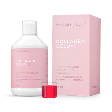 Swedish Collagen Deluxe 12,500mg Marine Collagen 500ml 20 Doses