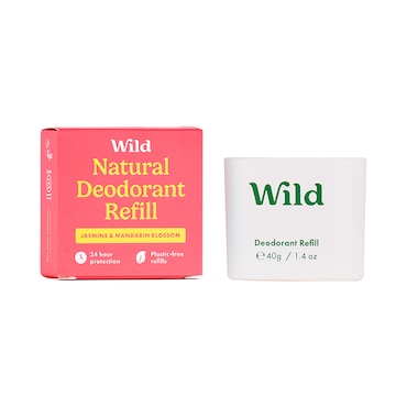 WILD Jasmine & Mandarin Blossom Natural Deodorant Refill 40g image 2