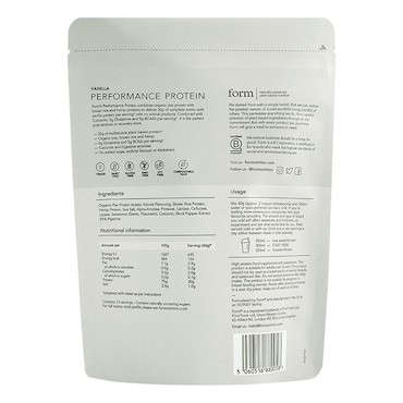 Form Nutrition Performance Protein Vanilla 520g image 2