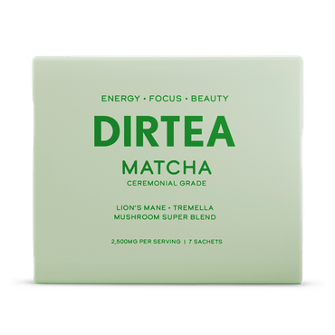 Review of DIRTEA Matcha Mushroom Super Blend 7x Sachets