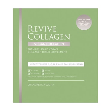 Revive Collagen Vegan Collagen Premium liquid Supplement 28 Sachets image 1