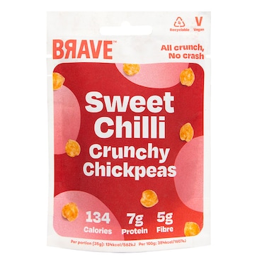 BRAVE Crunchy Chickpeas Sweet Chilli 35g image 1