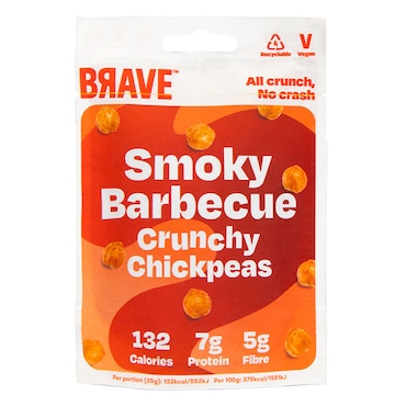 BRAVE Crunchy Chickpeas Smoky Barbecue 35g image 1