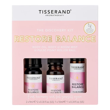 Tisserand Restore Balance Discovery Kit 2x9ml - 1x10ml image 1