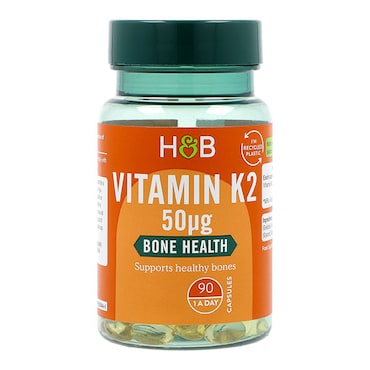 Holland & Barrett Vitamin K2 50ug 90 Capsules image 1
