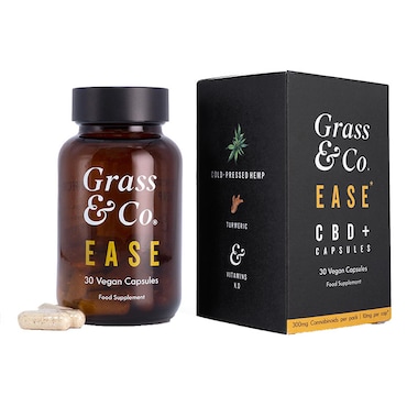 Grass & Co. EASE CBD+ 30 Vegan Capsules image 1