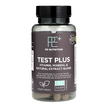 PE Nutrition Test Plus 56 Capsules image 1