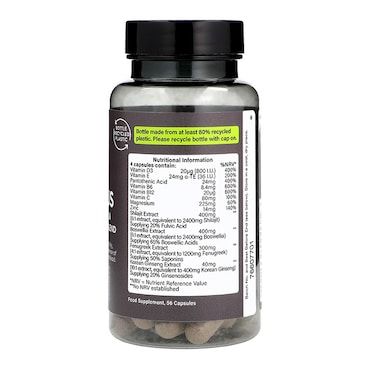 PE Nutrition Test Plus 56 Capsules image 2