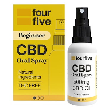 fourfive CBD Oil 500mg Unflavoured 30ml image 1