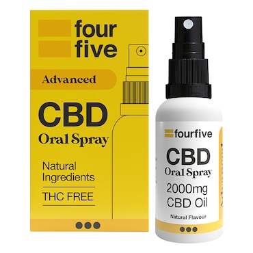 fourfive CBD Oil 2000mg Unflavoured 30ml image 1