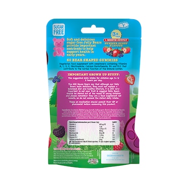 Jelly Bears Multivitamins 60 Gummies Pouch image 2