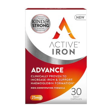 Active Iron Advance 25mg 30 Capsules image 1