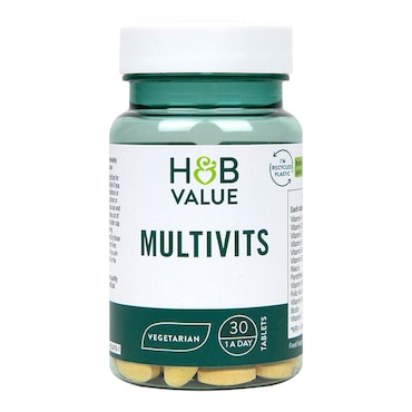 H&B Value Multivitamin 30 Tablets image 1