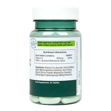 H&B Value Vitamin C 500mg 30 Tablets image 3
