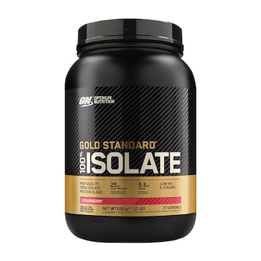 Optimum Nutrition Gold Standard 100% Isolate Protein Strawberry 930g image 1