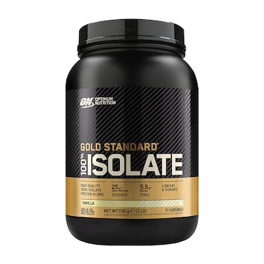 Optimum Nutrition Gold Standard 100% Isolate Protein Vanilla 930g image 1