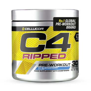 Cellucor C4 Ripped Pre-Workout Icy Blue Raspberry 165g
