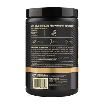 Optimum Nutrition Gold Standard Pre-Workout Advanced Fruit Punch 420g image 3