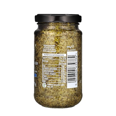 Holland & Barrett Kale & Spinach Pesto 190g image 4