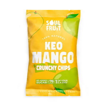 Soul Fruit Crunchy Dried Mango Chips 20g