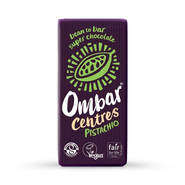 Ombar Centres Pistachio Chocolate Bar 70g