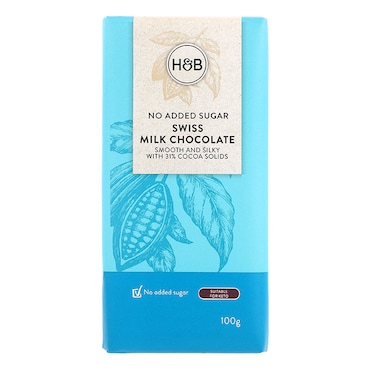 Holland & Barrett Swiss Milk Chocolate 100g image 2
