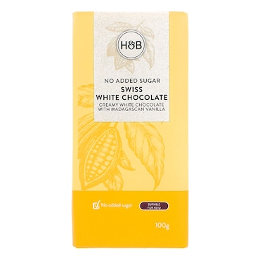 Holland & Barrett Swiss White Chocolate 100g image 3