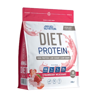 Applied Nutrition Diet Protein Powder Strawberry Milkshake 450g image 1