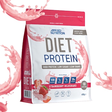 Applied Nutrition Diet Protein Powder Strawberry Milkshake 450g image 2