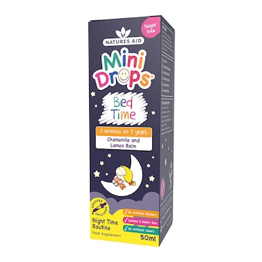 Natures Aid Mini Drops Bed Time 50ml image 2