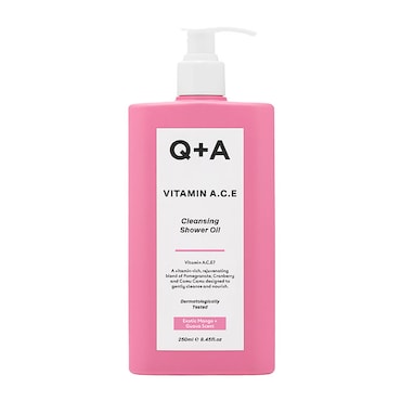 Q+A Vitamin A.C.E Cleansing Shower Oil 250ml image 1
