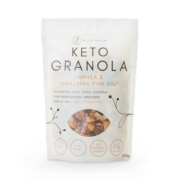 Keto Hana Vanilla & Himalayan Pink Salt Keto Granola 300g