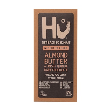 Hu Almond Butter + Crispy Quinoa Dark Chocolate Bar 60g image 1