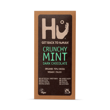 Review of Hu Crunchy Mint Dark Chocolate Bar 60g