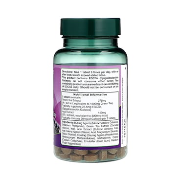 Holland & Barrett Acai with Green Tea 1500mg 120 Tablets image 2