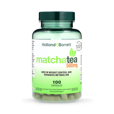 Holland & Barrett Matcha Tea 500mg 100 Capsules