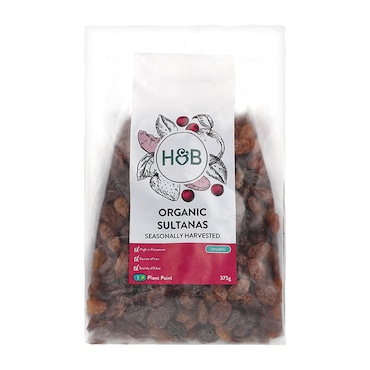 Holland & Barrett Organic Sultanas 375g image 1