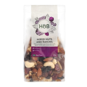 Holland & Barrett Mixed Nuts & Raisins 200g image 1