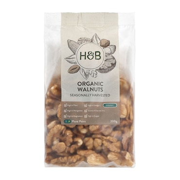 Holland & Barrett Organic Walnut Halves 200g image 1