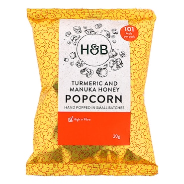 Holland & Barrett Popcorn Turmeric & Manuka Honey 20g image 4