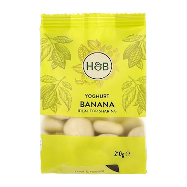 Holland & Barrett Yoghurt Flavour White Chocolate Coated Banana 210g image 1